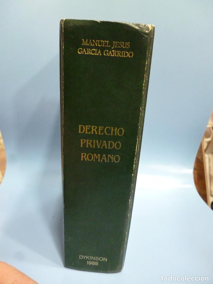 Libros de segunda mano: DERECHO PRIVADO ROMANO DYKINSON 1988 + PROGRAMA GUIA - Foto 5