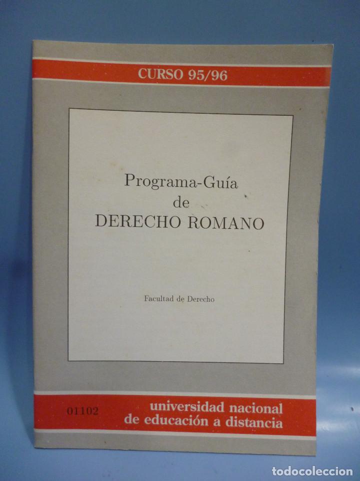 Libros de segunda mano: DERECHO PRIVADO ROMANO DYKINSON 1988 + PROGRAMA GUIA - Foto 6