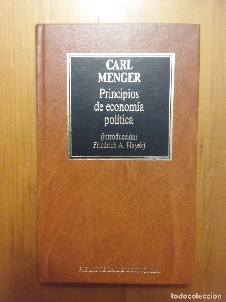 Gebrauchte B&uuml;cher: CARL MENGER, PRINCIPIOS DE ECONOMIA POLITICA, BIBLIOTECA DE ECONOMIA, ORBIS