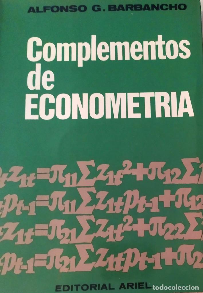 Libros de segunda mano: Complementos de econometria Alfonso Barbancho Editorial Ariel - Foto 1