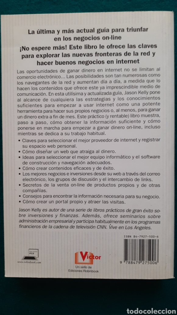 Libros de segunda mano: C&oacute;mo ganar dinero en internet - Jason Kelly - Foto 2