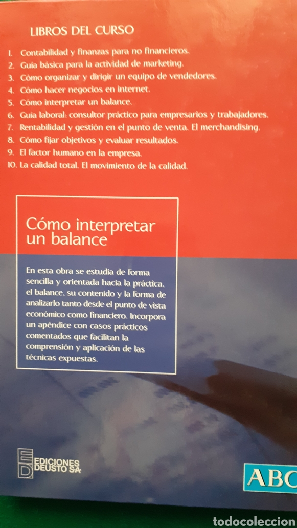 Libros de segunda mano: FERN&Aacute;NDEZ, J.A. C&oacute;mo interpretar un balance - Foto 2