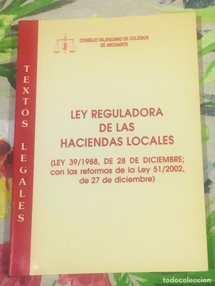 Libros de segunda mano: LEY REGULADORA DE LAS HACIENDAS LOCALES ( ley 39/1988, de 28 de diciembre)