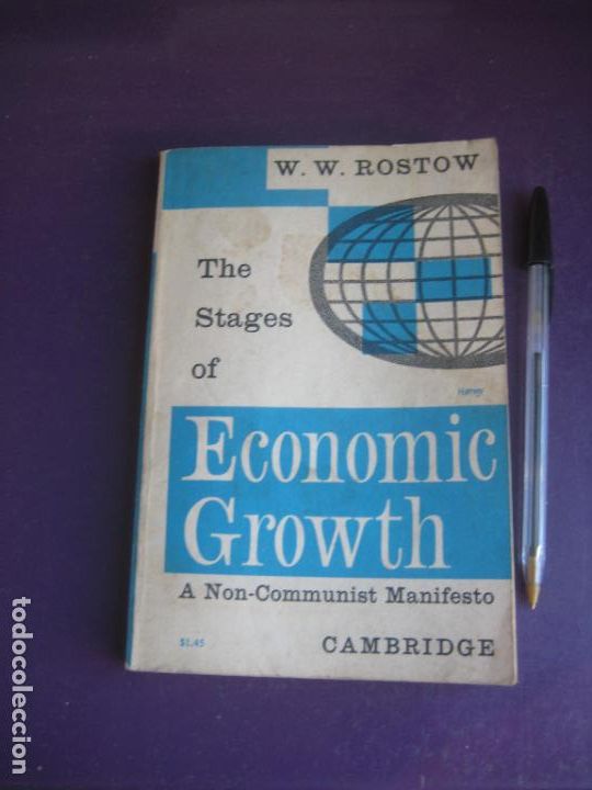 Gebrauchte B&uuml;cher: THE STAGES OF ECONOMIC GROWTH - NON COMMUNIST MANIFESTO - ROSTOW - CAMBRIDGE 1960 - ECONOMIA