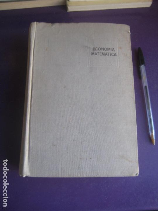 Gebrauchte B&uuml;cher: ECONOMIA MATEMATICA - RGD ALLEN - EDIT AGUILAR 1965 - 930 PAGS, BASTANTE SOBADETE