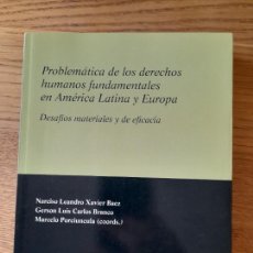 Libros de segunda mano: NARCISO LEANDRO, PROBLEMÁTICA DE LOS DERECHOS HUMANOS FUNDAMENTALES EN AMÉRICA, MARCIAL PONS.. Lote 343905493