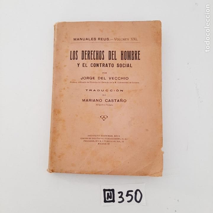 Libros de segunda mano: Los derechos del hombre - Foto 1