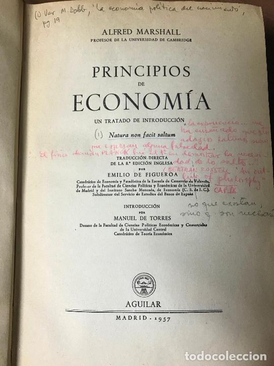 alfred marshall principios de economia