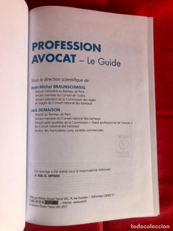 Libros de segunda mano: Profession Avocat - Le guide, &eacute;dition 2017 - Wolters Kluwer - Foto 3