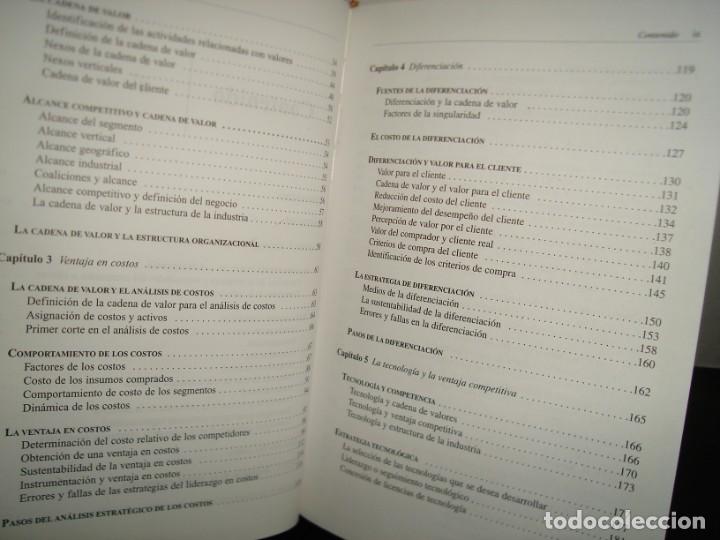 Libros de segunda mano: 19- VENTAJA COMPETITIVA - MICHAEL E. PORTER - Foto 6