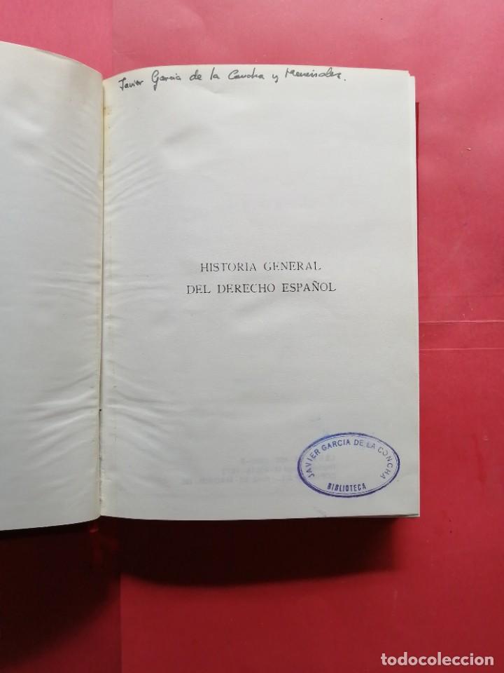 Libros de segunda mano: Historia General del Derecho Espa&ntilde;ol. 1973 - Foto 2