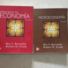 Libros de segunda mano: PRINCIPIOS DE ECONOMÍA Y MICROECONOMÍA - BEN BERNANKE ROBERT FRANK - MANUAL MCGRAW HILL. Lote 348266488