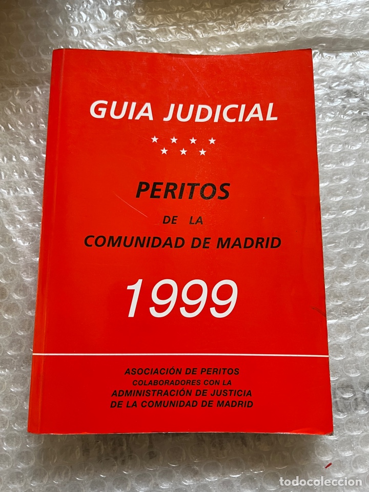 Libros de segunda mano: GU&Iacute;A JUDICIAL. PERITOS DE LA COMUNIDAD DE MADRID 1999