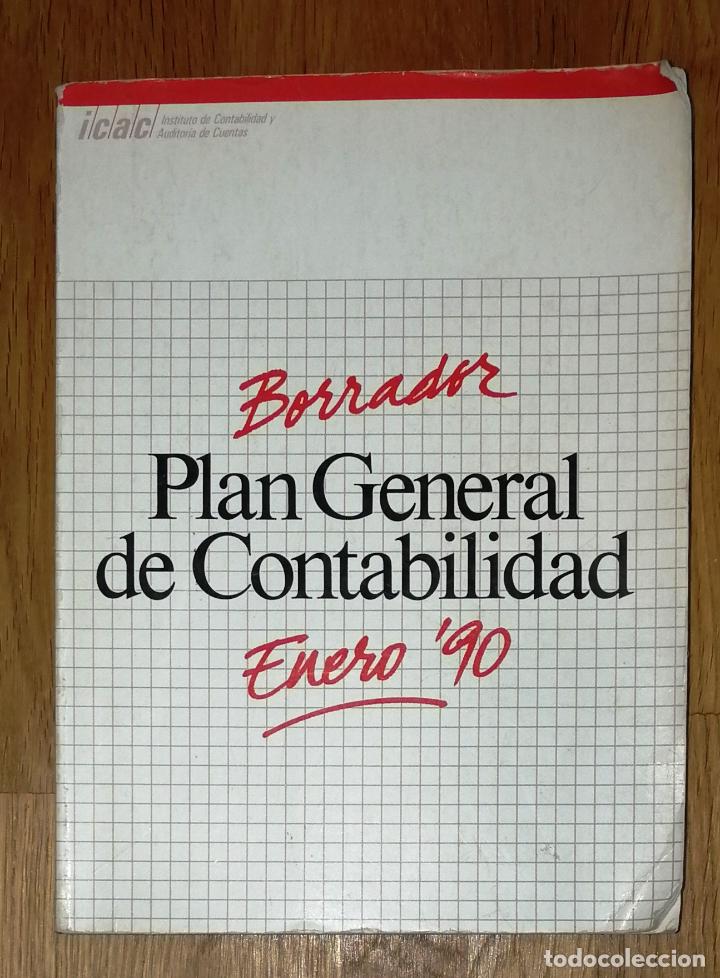 Libri di seconda mano: BORRADOR : Plan General de Contabilidad. Enero '90. - Instituto Contabilidad Auditor&iacute;a Cuentas ICAC