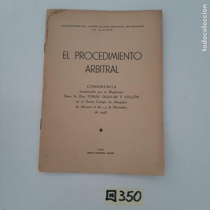 Libros de segunda mano: El procedimiento arbitral - Foto 1