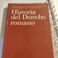 Libros de segunda mano: LIBRO HISTORIA DEL DERECHO ROMANO - ARIEL DERECHO - - KUNKEL, WOLFGANG. Lote 352725489
