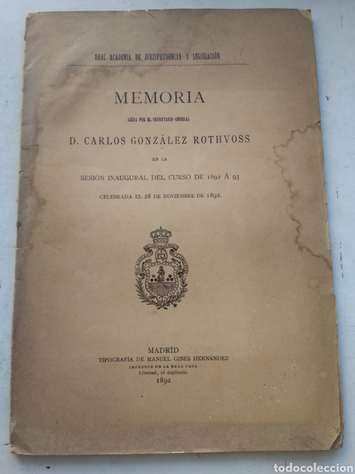 Libros de segunda mano: MEMORIA - Foto 1