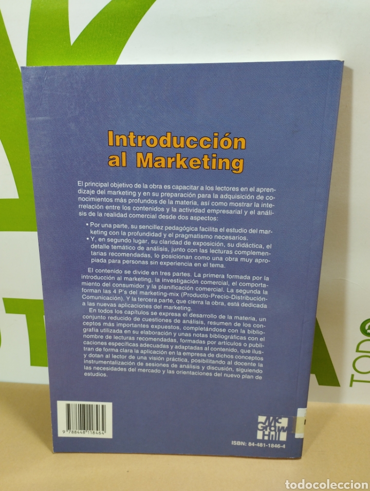 Libros de segunda mano: Instrucci&oacute;n al marketing. Mcgraw Hill - Foto 2