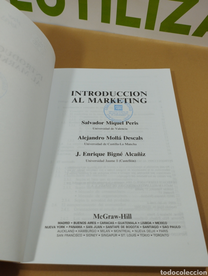 Libros de segunda mano: Instrucci&oacute;n al marketing. Mcgraw Hill - Foto 4