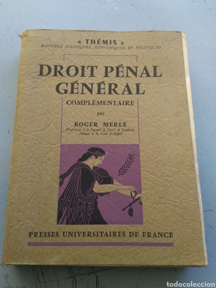 Libros de segunda mano: DROIT PENAL GENERAL (EN FRANCES)/