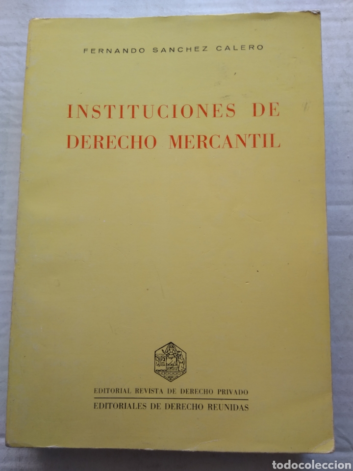 Libros de segunda mano: INSTITUCIONES DE DERECHO MERCANTIL - Foto 1