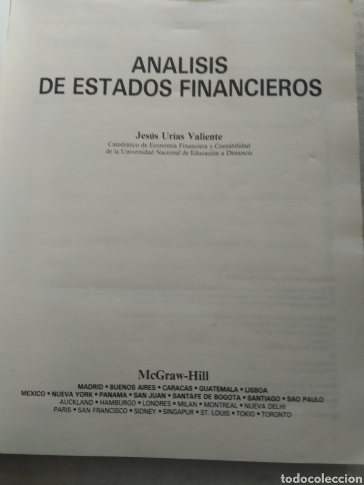 Libros de segunda mano: AN&Aacute;LISIS DE ESTADOS FINANCIEROS - Foto 2