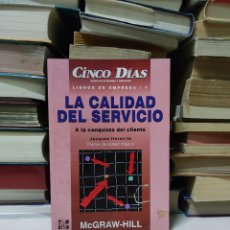 Libros de segunda mano: LA CALIDAD DEL SERVICIO MCGRAW HILL