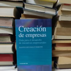 Libros de segunda mano: CREACIÓN DE EMPRESAS FRANCISCO JOSÉ GONZÁLEZ DOMÍNGUEZ