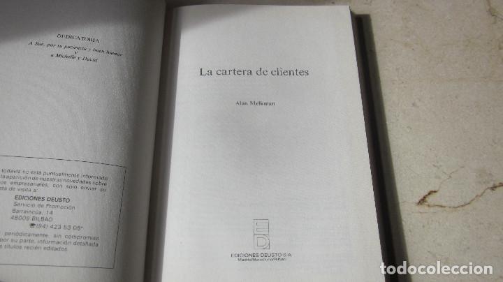 Libros de segunda mano: A. MELKMAN - LA CARTERA DE CLIENTES - DEUSTO 1991 - Foto 2