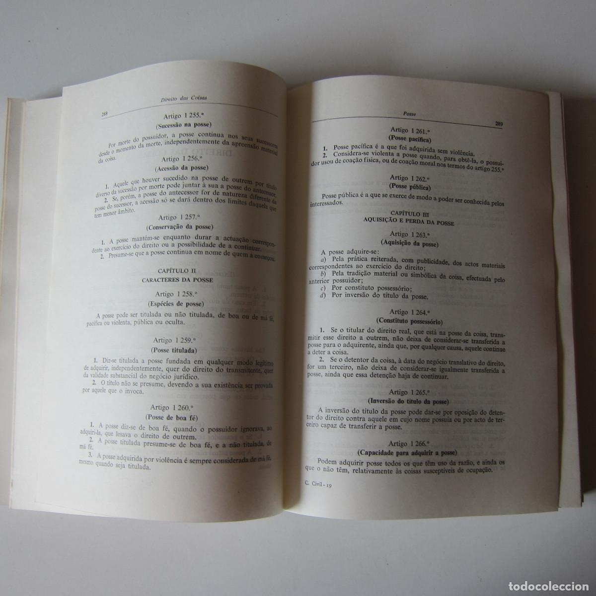 Libros de segunda mano: C&Oacute;DIGO CIVIL. PORTUGU&Eacute;S. DERECHO - Foto 2