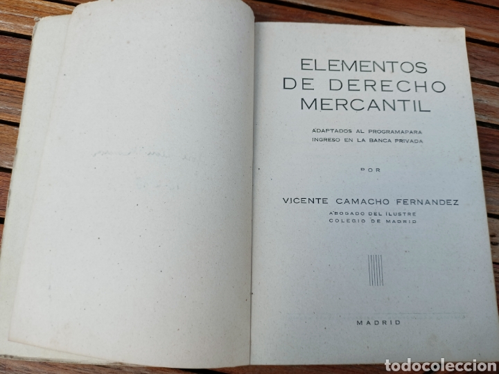 Libros de segunda mano: Elementos de derecho mercantil 1946 - Foto 2