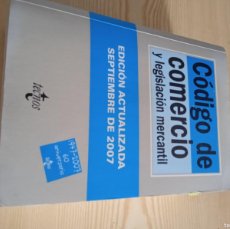 Libros de segunda mano: CC-699 LIBRO CODIGO DE COMERCIO Y LEGISLACION MERCANTIL TECNOS. Lote 367064591