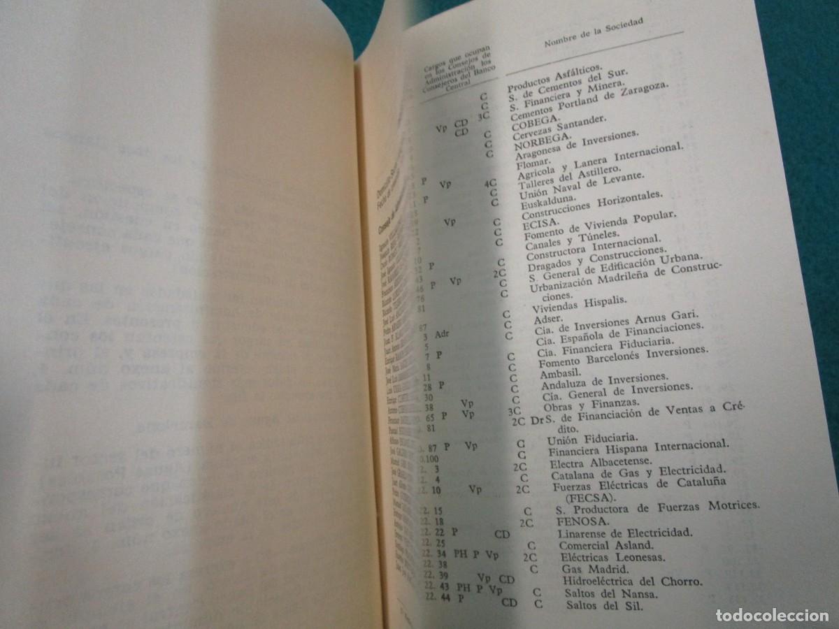 Libros de segunda mano: EL PODER DE LA BANCA EN ESPA&Ntilde;A - JUAN MU&Ntilde;OZ - EDI ZERO 1970 670PAG + INFO - Foto 5