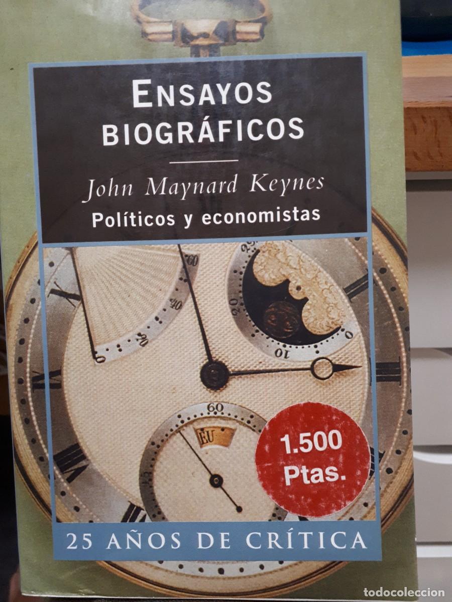 Libros de segunda mano: Ensayos Biogr&aacute;ficos, Keynes - Foto 1