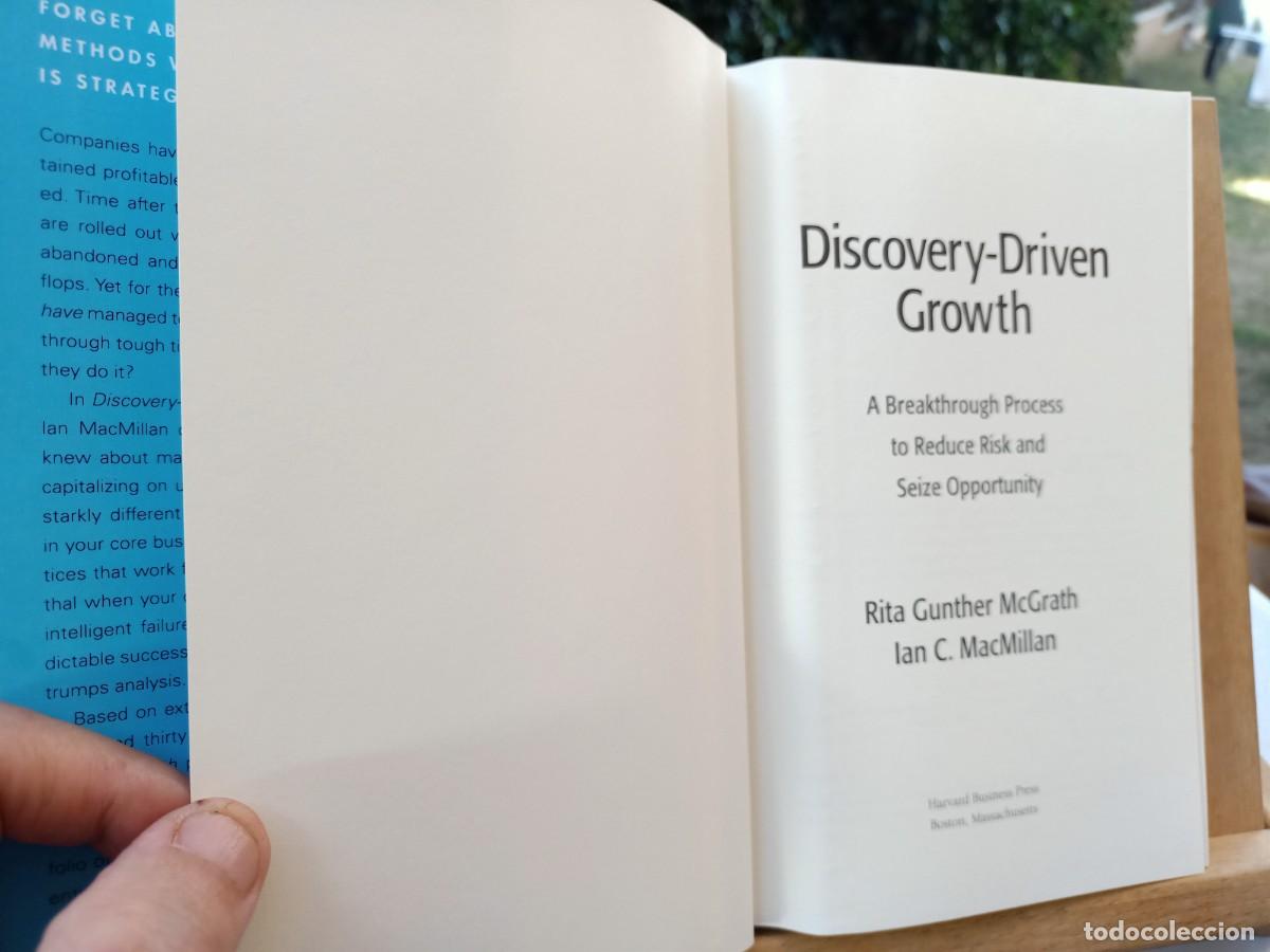 Libros de segunda mano: DISCOVERY-DRIVEN GROWTH A BRAKTHROUGH PROCESS TO REDUCE RISK AND SEIZE OPPRTUNITY MACMILLAN - Foto 6