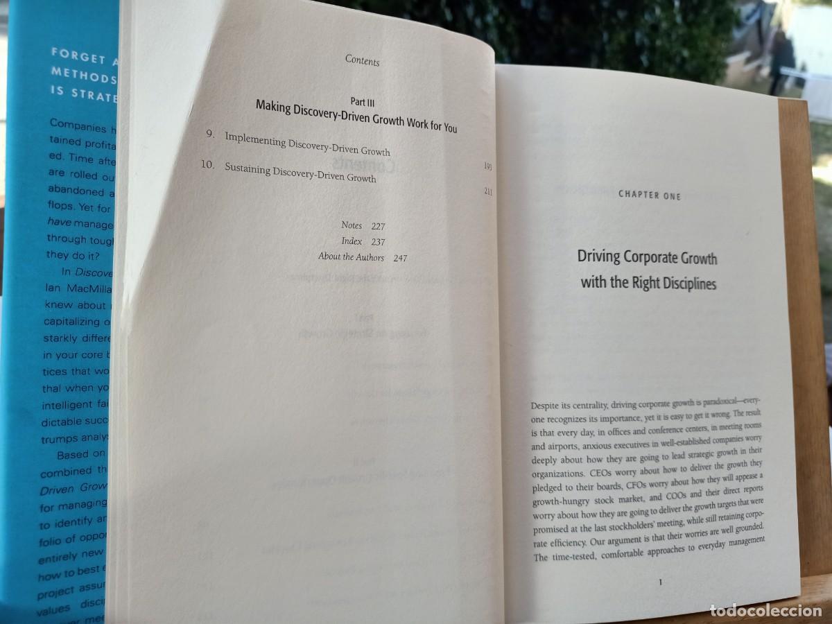 Libros de segunda mano: DISCOVERY-DRIVEN GROWTH A BRAKTHROUGH PROCESS TO REDUCE RISK AND SEIZE OPPRTUNITY MACMILLAN - Foto 9