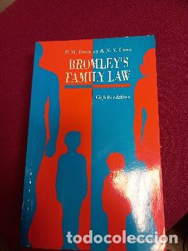 Libros de segunda mano: BROMLEY, BROMLEY'S FAMILY LAW, 5&ordf; ed.