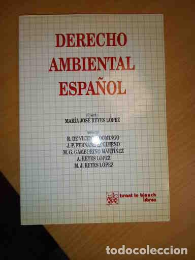 Libros de segunda mano: MARIA JOSE REYES LOPEZ, DERECHO AMBIENTAL ESPA&Ntilde;OL
