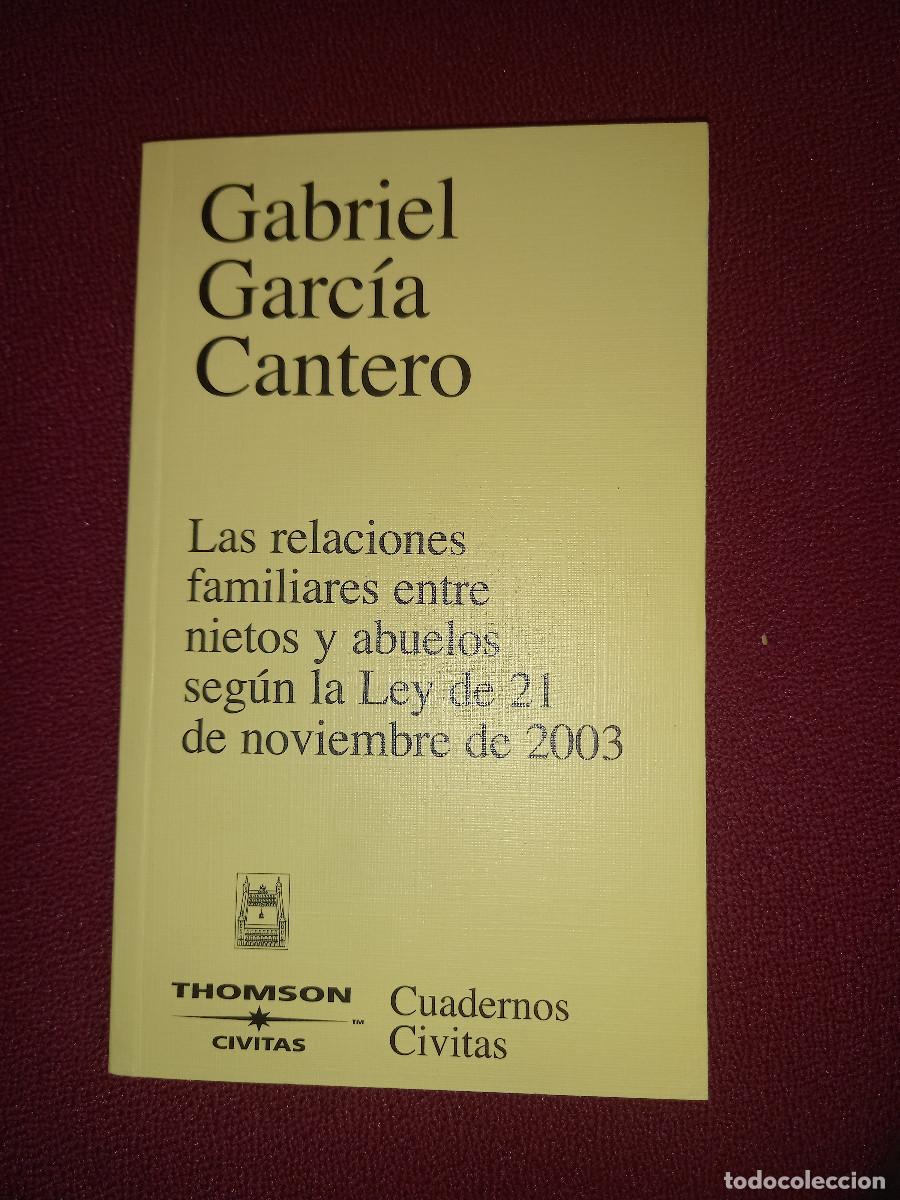 Libros de segunda mano: GARCIA CANTERO, LAS RELACIONES FAMILIARES ENTRE NIETOS Y ABUELOS