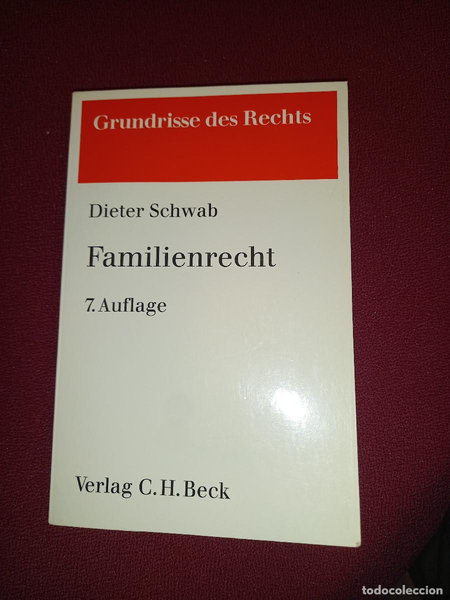 Libri di seconda mano: DIETER SCHWAB, FAMILIENRECHT, 7&ordf; ed