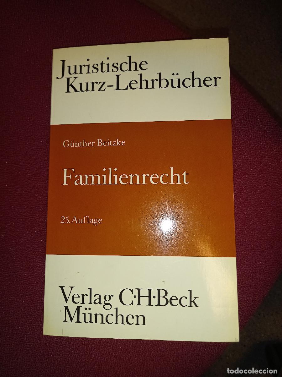 Libros de segunda mano: G&Uuml;NTHER BEITZKE, FAMILIENRECHT, 25&ordf; ED
