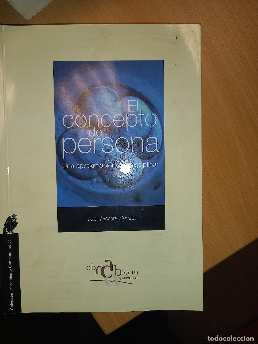 Gebrauchte B&uuml;cher: MOROTE SARRION, EL CONCEPTO DE PERSONA