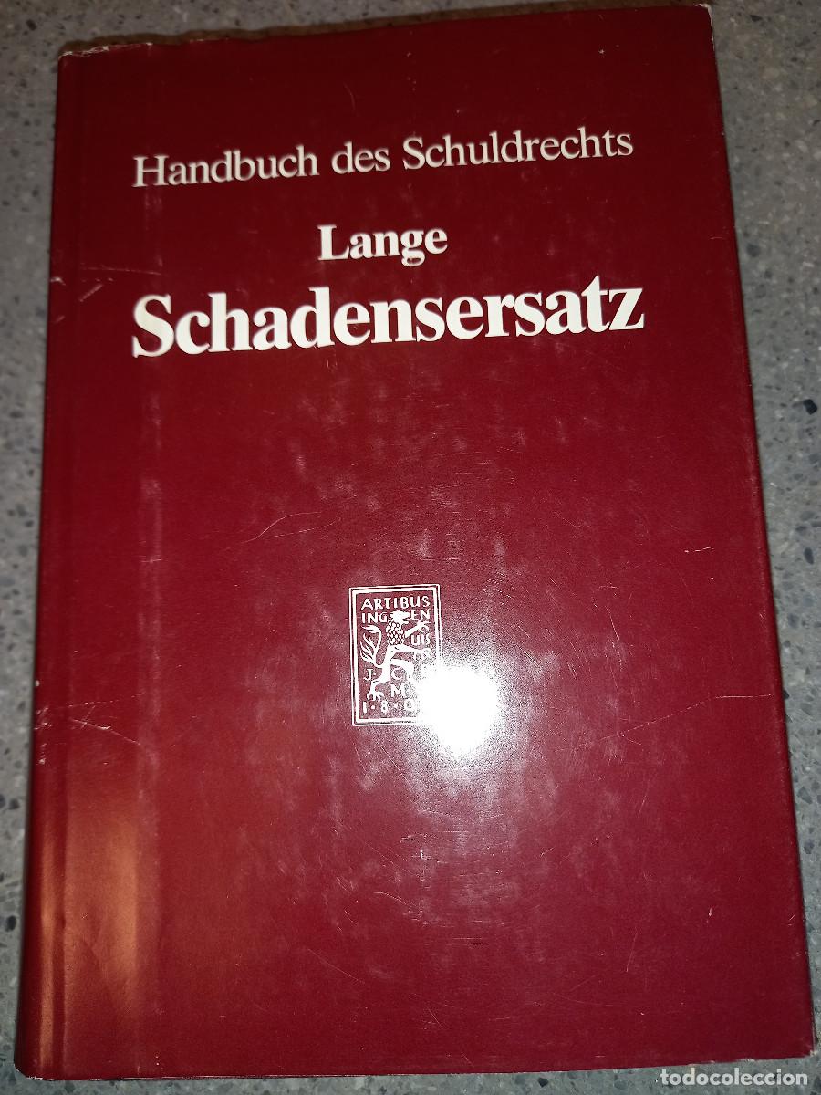 Libros de segunda mano: LANGE, SCHADENERSATZ - Foto 1