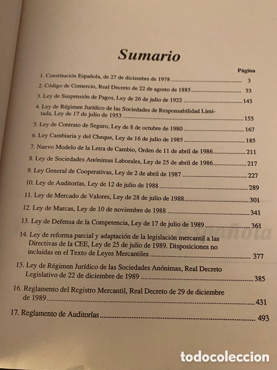 Libros de segunda mano: Leyes Mercantiles. - Foto 2