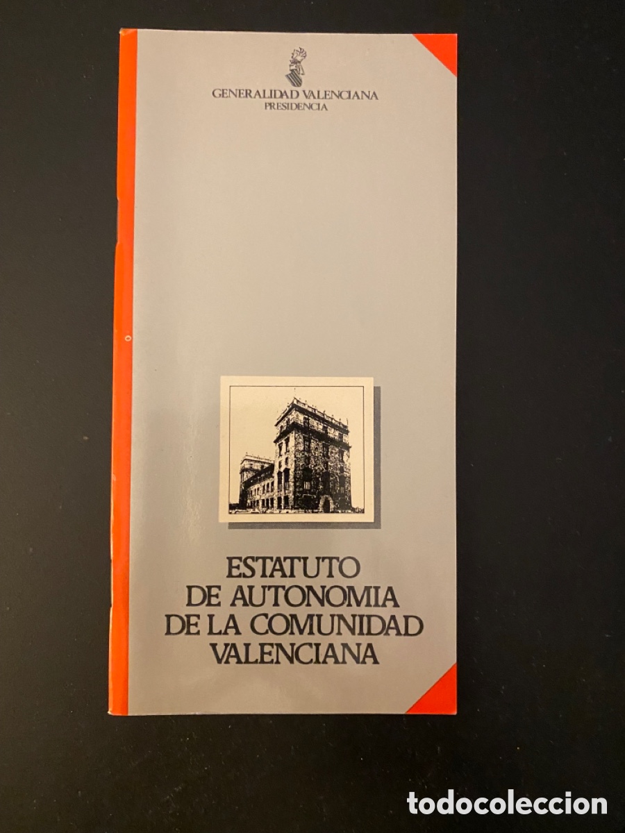Libros de segunda mano: Estatito de Autonom&iacute;a de la Comunidad Valenciana