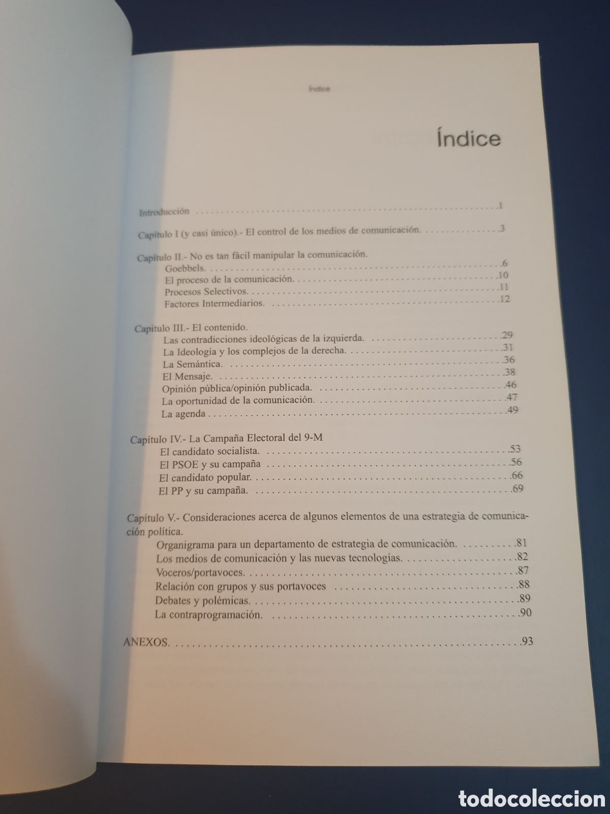 Libros de segunda mano: C&Oacute;MO MANIPULAR LA COMUNICACI&Oacute;N JORGE RODR&Iacute;GUEZ HERRANZ - Foto 3