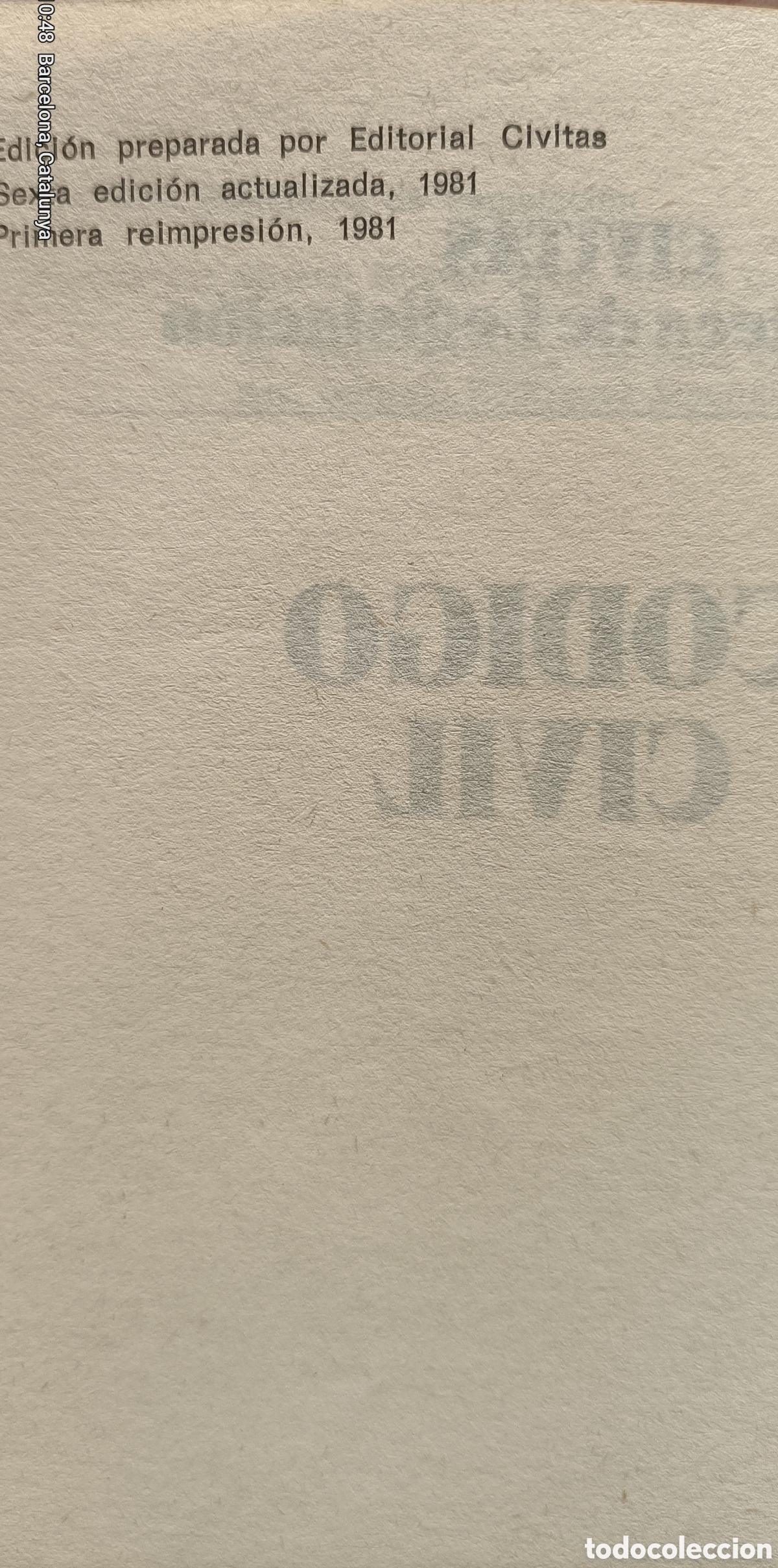 Libros de segunda mano: Libro C&oacute;digo Civil editorial civitas - Foto 2