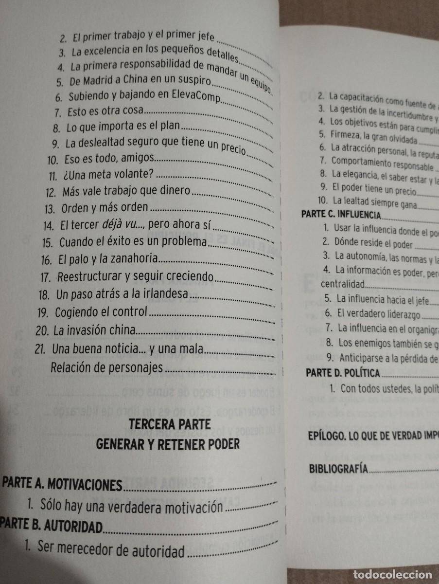 Libros de segunda mano: PODER, INFLUENCIA Y AUTORIDAD (MIGUEL ROSIQUE) - Foto 4
