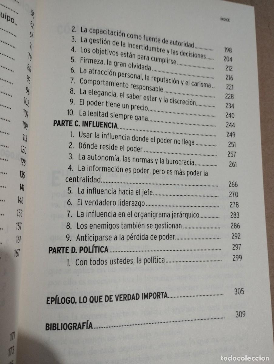 Libros de segunda mano: PODER, INFLUENCIA Y AUTORIDAD (MIGUEL ROSIQUE) - Foto 5