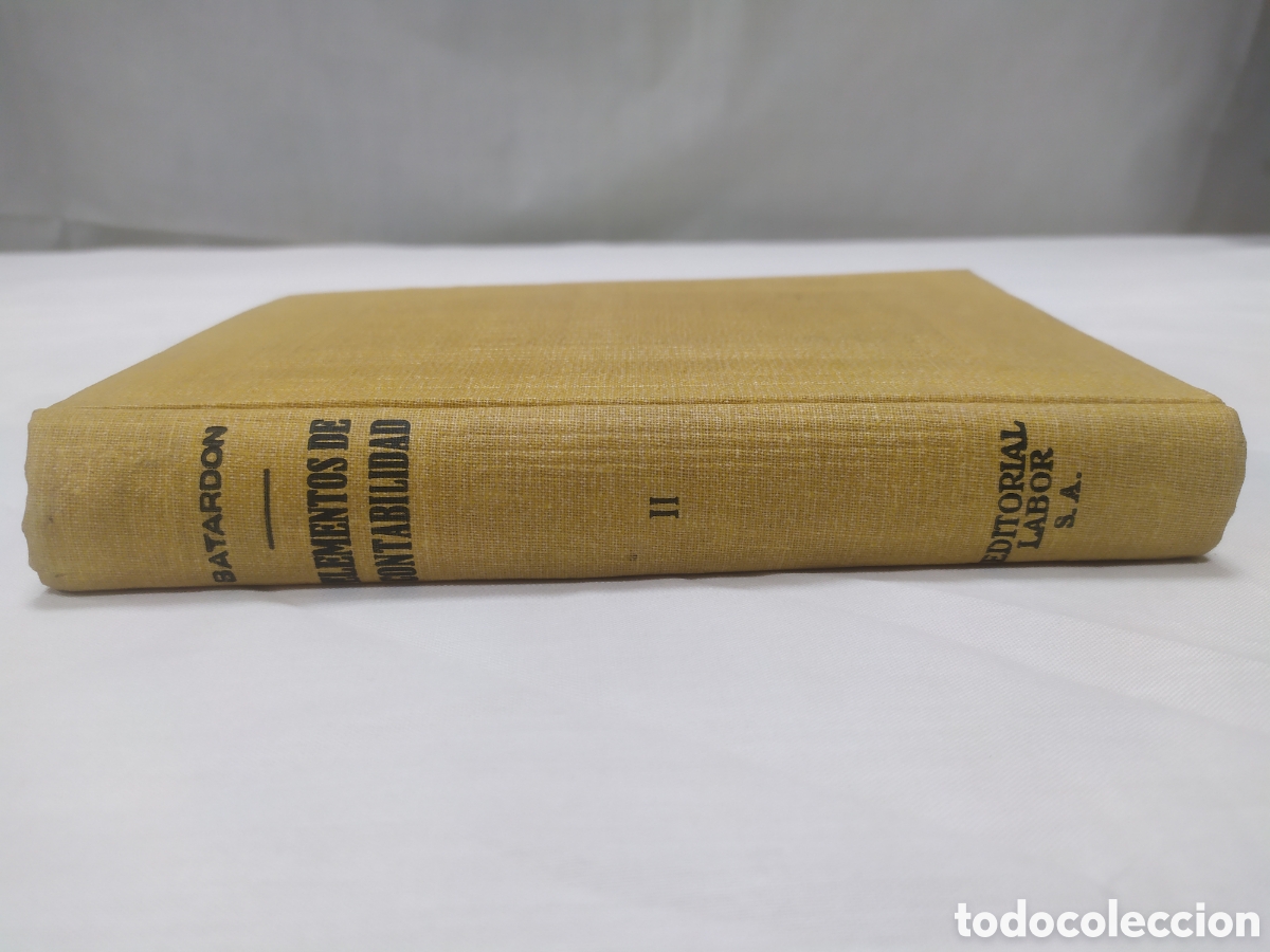 Libros de segunda mano: Elementos de contabilidad de Leon Batardon. Editorial Labor, 1952 - Foto 2